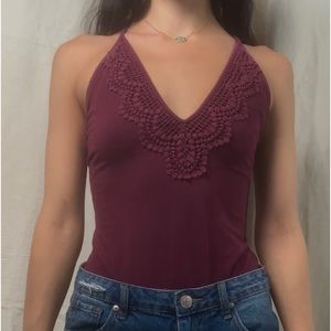 Kendal and Kylie V-neck body suit